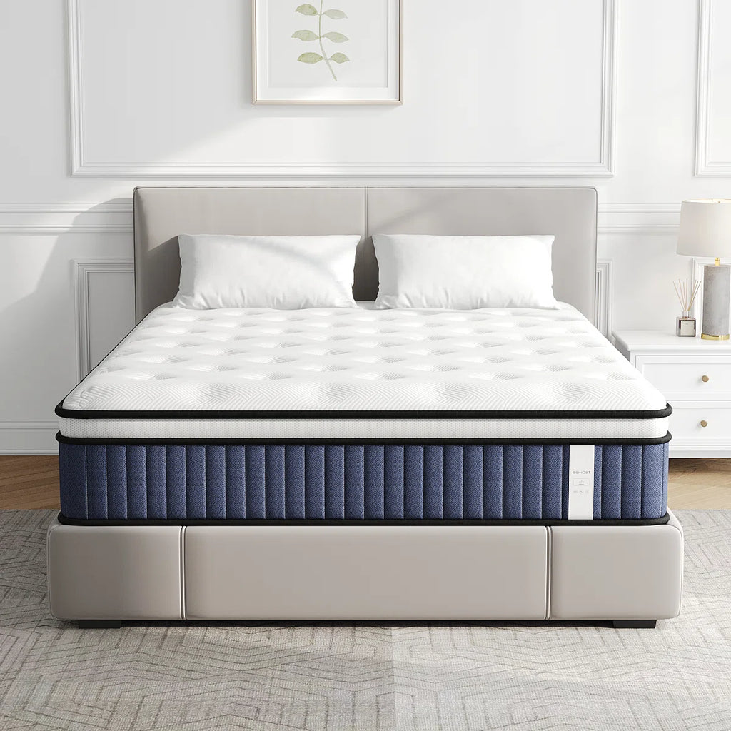 10"/12" Medium Memory Foam Hybrid Mattresses with Certipur-US Certified Pocket Spring, Pressure Relief, and Motion Isolation