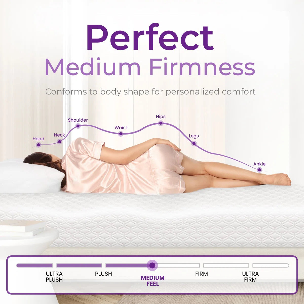 8" Medium Memory Foam Mattress